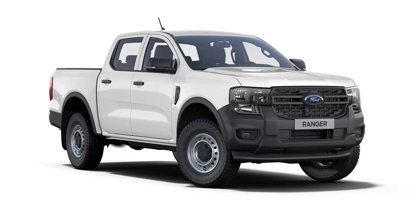 Ford Ranger XL cabina doble 4x4 blanca